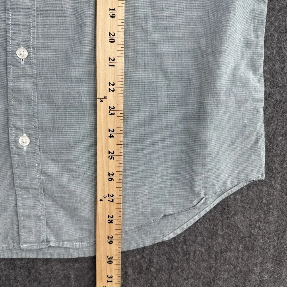 Bonobos Men's L Standard Fit Stretch Shirt Green Cotton Button Down Long Sleeve